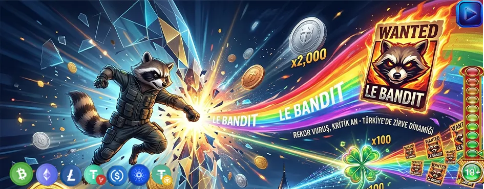 Le Bandit free spins büyük kazanç anı